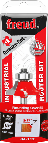 Freud 34-112 5/16" Radius Rounding Over Bit (Quadra-Cut)